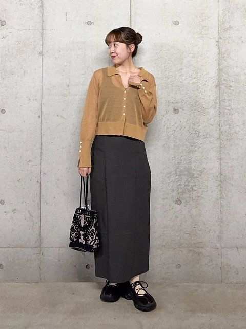 カーディガンコーデ4