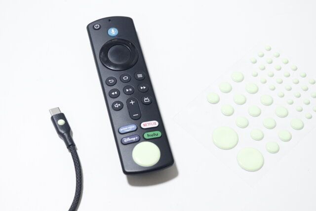 蓄光シール丸型 使用例