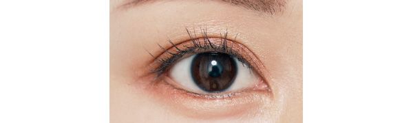 ローズトーン×タレ目印象で可愛く 下まぶた