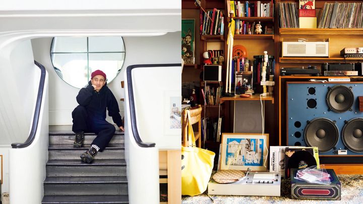 実業家のラムダン・トゥアミの自宅地下、〈ブラウン〉のヴィンテージオーディオ