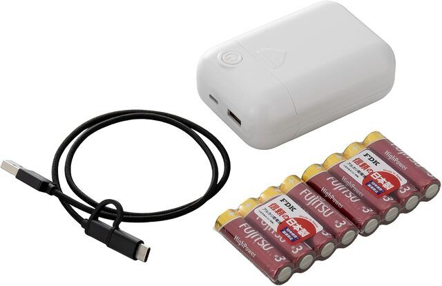 2ポート乾電池スマホ充電器シリーズ