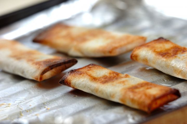 揚げない！納豆春巻きの作り方2