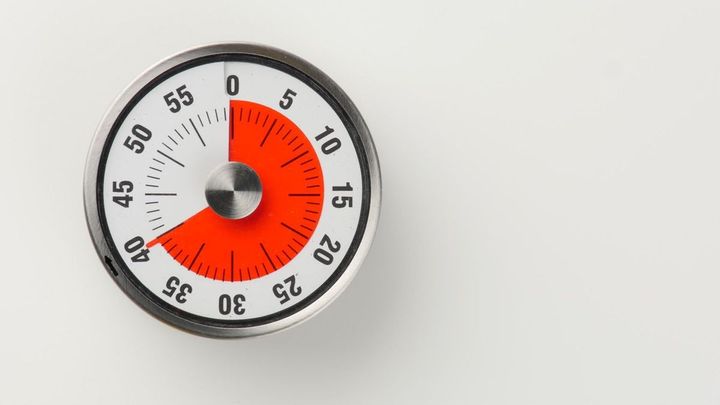 残り時間40分のキッチンタイマー