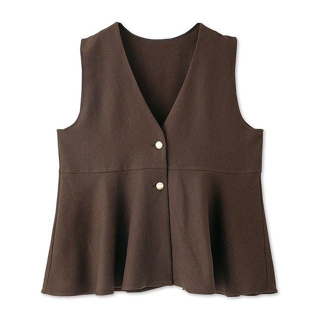 しまむらのペプラムベスト