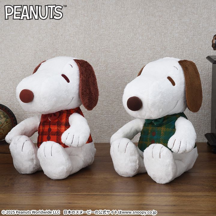 SNOOPY(TM) Lぬいぐるみ チェックベスト