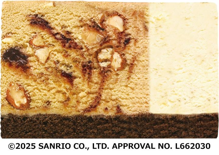 ポチャッコ：ジャモカアーモンドファッジ＋バニラ（チョコレートスポンジ）