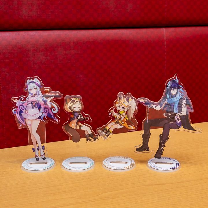 ネット注文限定・持ち帰りメニュー：観月の宴 原神コラボ限定セット8貫 コラボ限定アクリルスタンド付き2