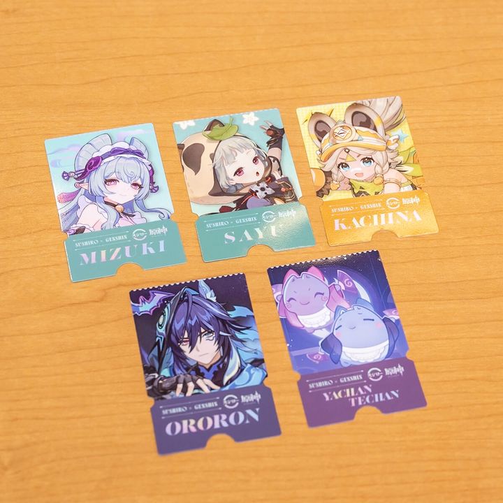 観月の宴 原神コラボ限定ピック付き えび＆うなぎアボカドチーズマヨ炙り3