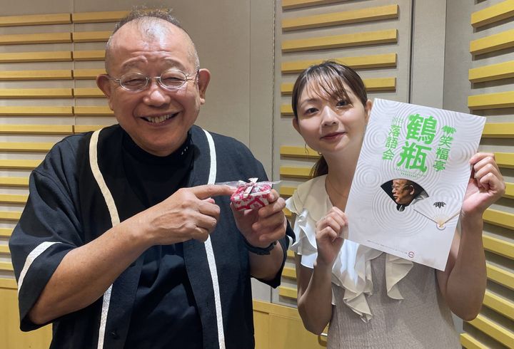 笑福亭鶴瓶、箱崎みどりアナウンサー