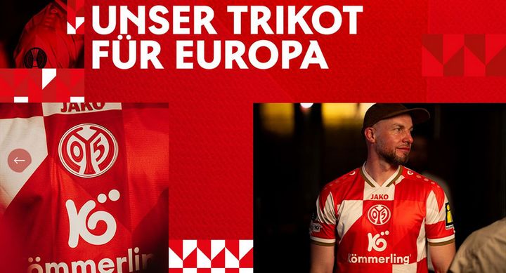 日本人選手が所属するドイツ1部クラブ、「欧州大会」で着用のユニフォームは“ジオメトリック柄”が大胆