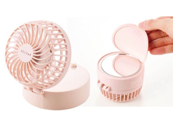 ELECOM ミニファン ミラー付き 3280円（エレコム総合インフォメーションセンター）