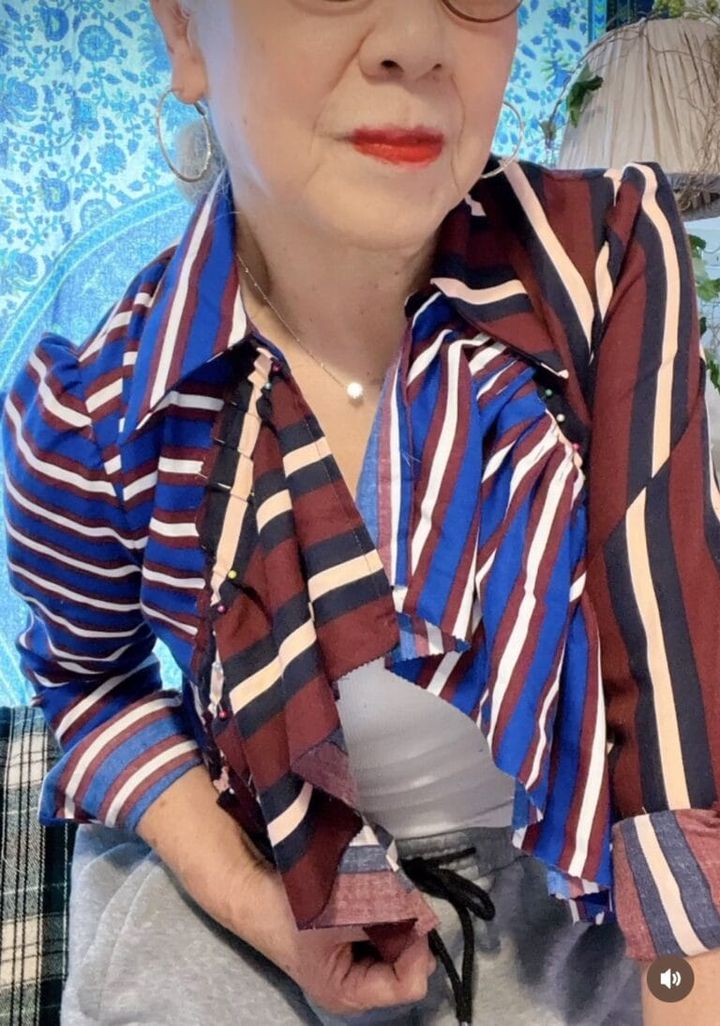 島崎真代さんのリメイク服