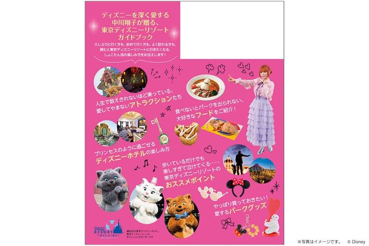 講談社「Disney Supreme Guide東京ディズニーリゾートガイドブック with 中川翔子」内容