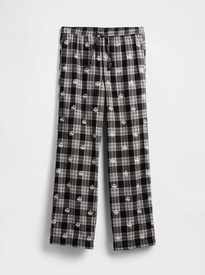 スカル フランネル パジャマパンツ