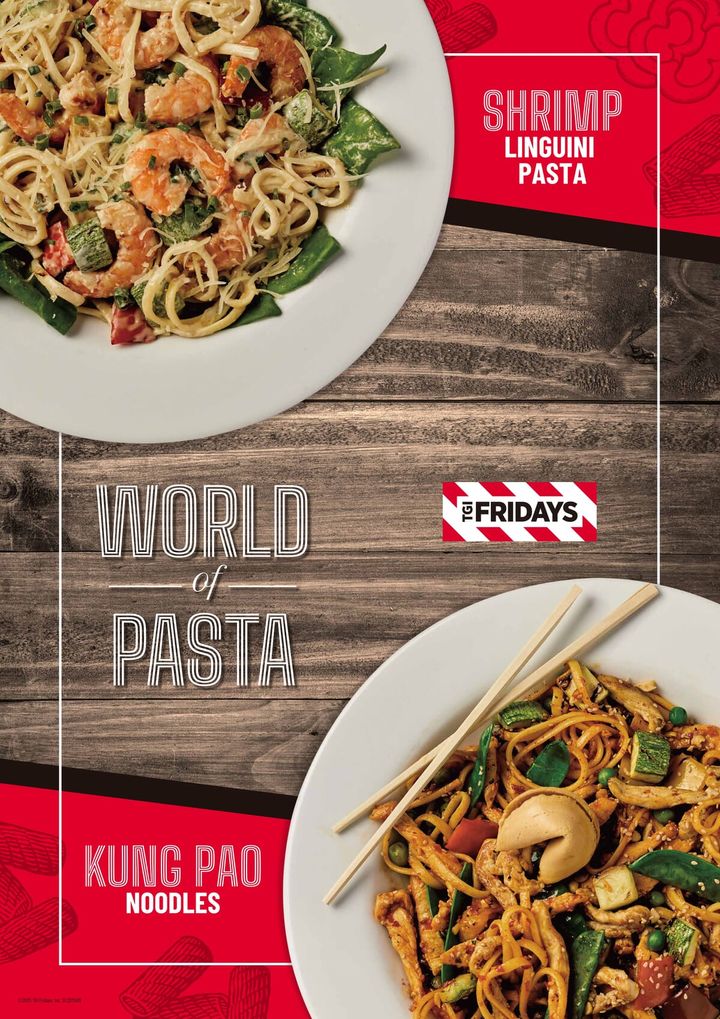 TGIフライデーズ「WORLD OF PASTA」