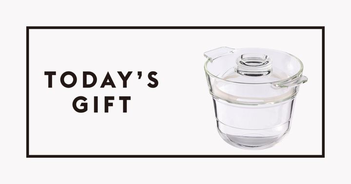 〈HARIO〉の電子レンジ用炊飯器