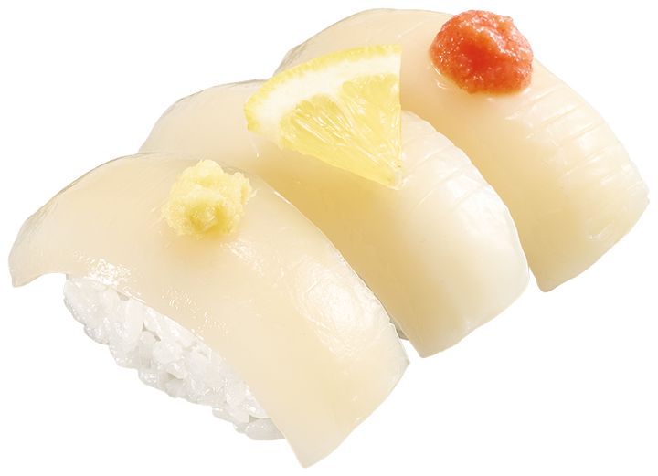 天然いか3貫盛り