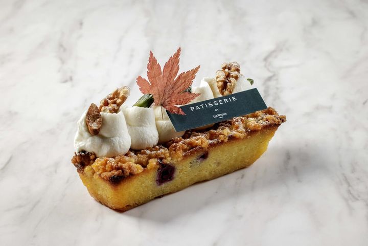 りんごとカシスのアーモンドフロマージュ