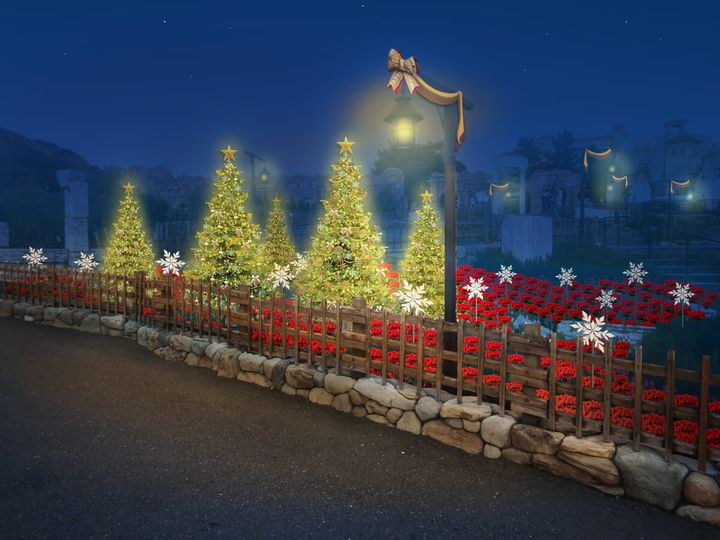 東京ディズニーシー メディテレーニアンハーバーのイルミネーションツリー