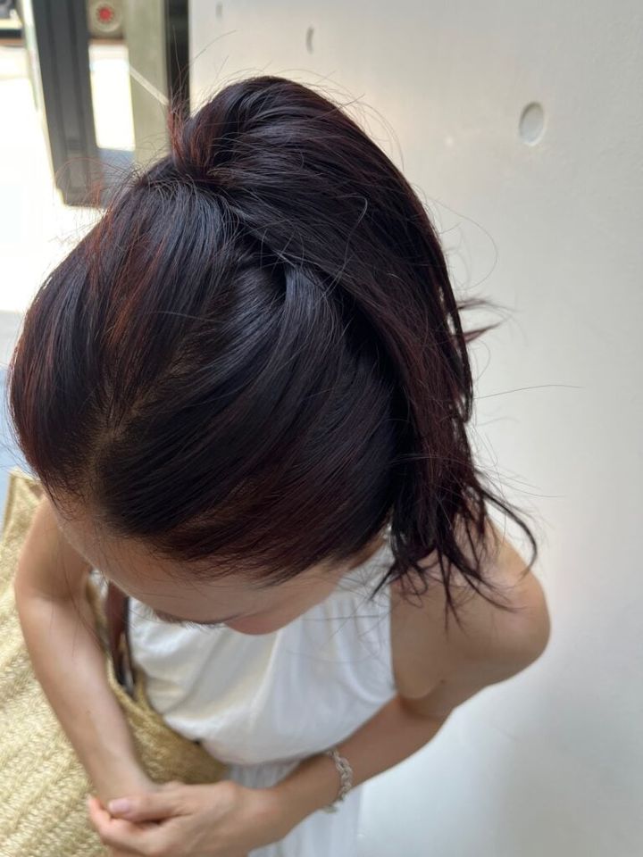 ピン1本のヘアアレンジ