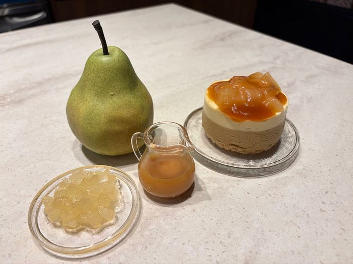 洋なしとキャラメルの紅茶ケーキ