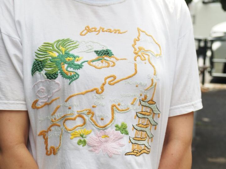 刺しゅうTシャツ