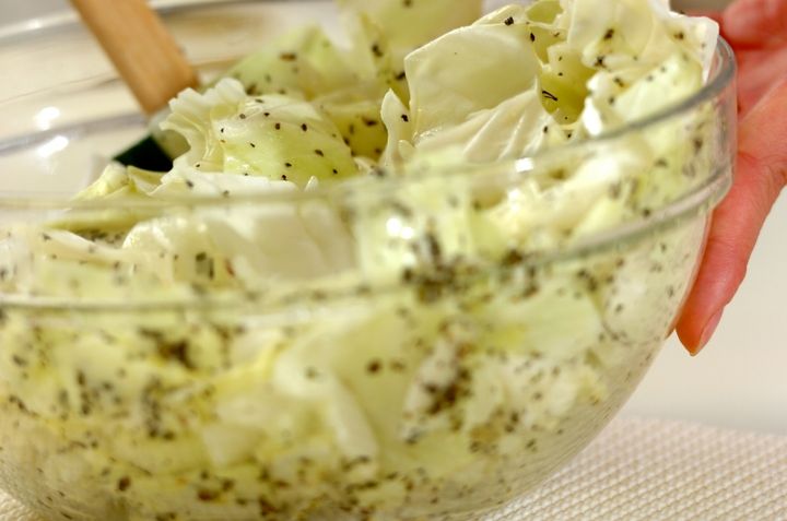 バジルキャベツの作り方1