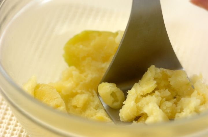 エビのハムポテ巻きの下準備2