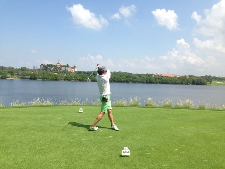 昔の学友は、今はかけがいのないゴル友