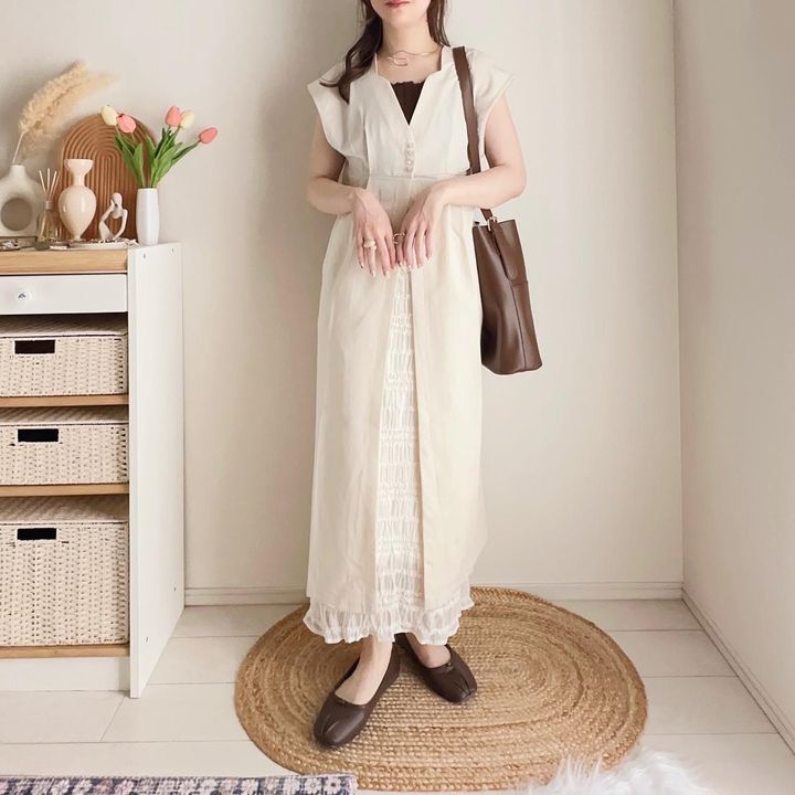 画像: 差し色で引き締め効果