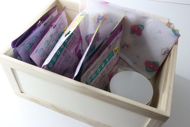 ダイソーのウッドボックス2