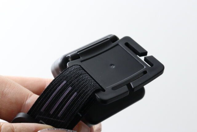 COBヘッドライト ヘッドバンド取り付け