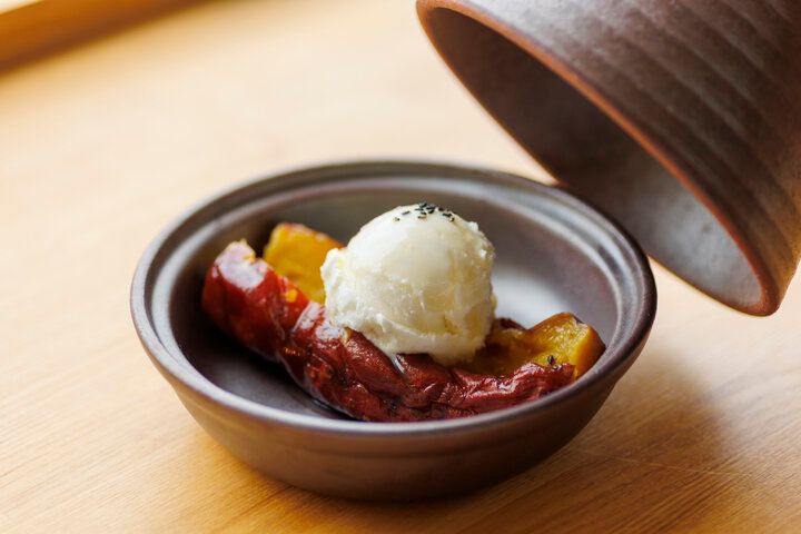 お芋スイーツで秋の気分を先取り♪ 倉庫を改装した信楽のリバーサイドカフェ「aoikuma」