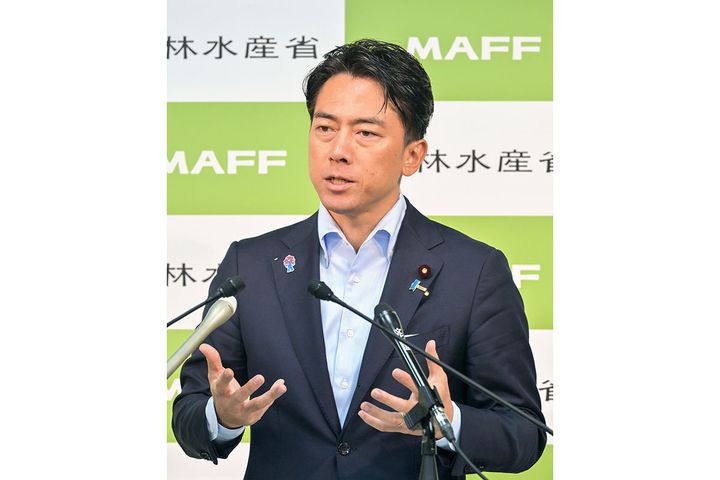 3位に選ばれた小泉進次郎農林水産相（＝撮影：2025年09月、時事）