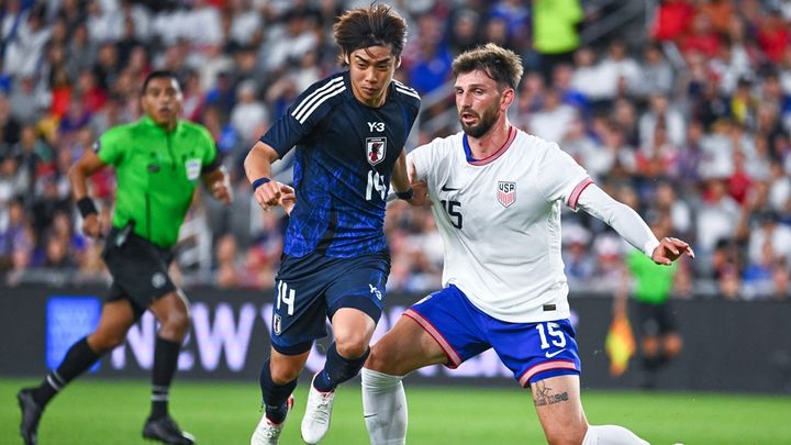 アメリカ戦フル出場の日本代表MF伊東純也、久々の4バックに「少し守備のところで難しさがあった」