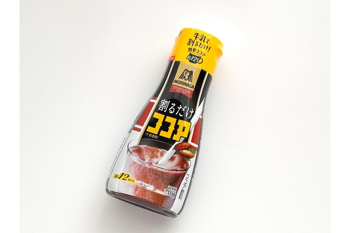 牛乳にサッと溶ける液体タイプ「割るだけココア」が新登場