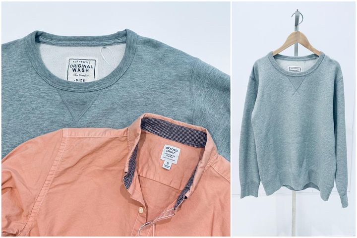 画像: 単なる量販店ポジションから脱却しようと、デザインや品質にこだわり、商品ごとにネームタグを変えるなどの試行錯誤を繰り返していたころに販売されていた2000年代のスウェットやシャツ www.uniqlo.com