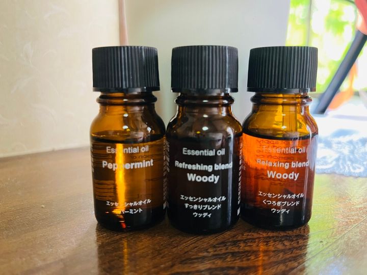 無印のアロマブレンドは原産国も明記されています