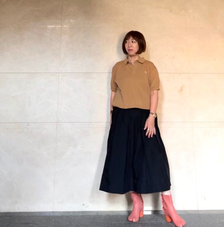 上林さん_Maison Margielaブーツコーデ