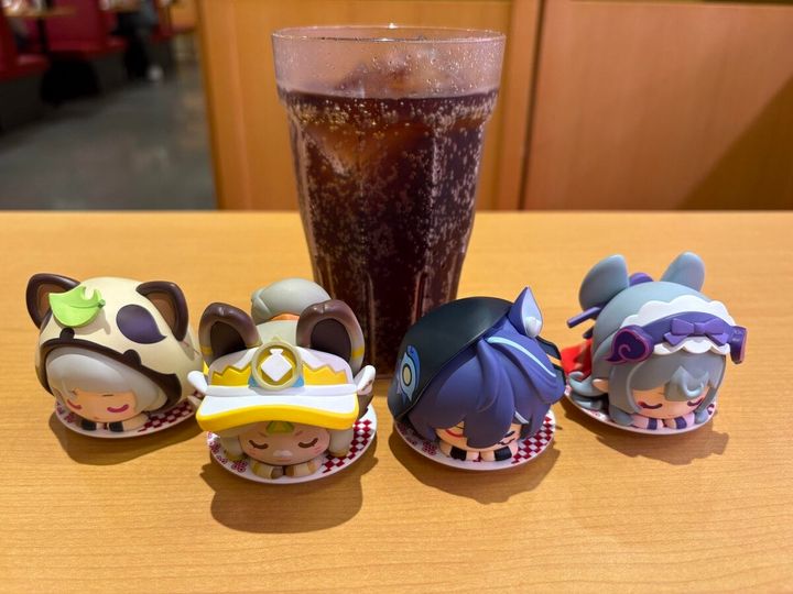 スシロー 観月の宴 原神コラボ限定ミニフィギュア付き ソフトドリンク