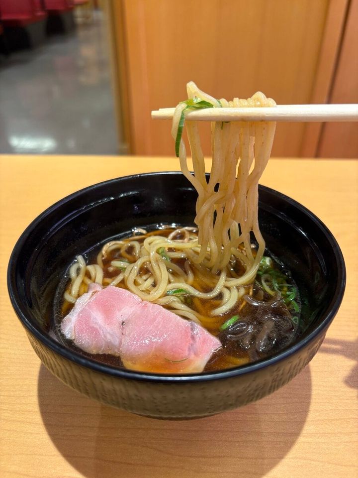 スシロー 観月の宴 原神コラボ限定ステッカー付き 復刻醤油ラーメン