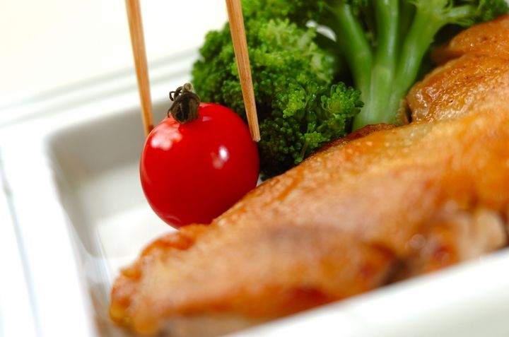 鶏肉のパリパリ焼き レモンバターソースの作り方2