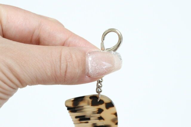 キーチェーン付きミニコーム 金具