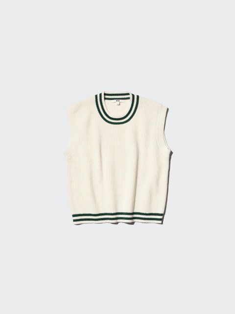 2025ユニクロ夏秋値下げクルーネックベスト