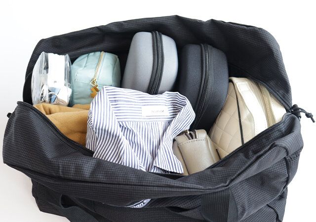 宝島社雑誌付録モノマックス10月号のBIGボストンバッグ9