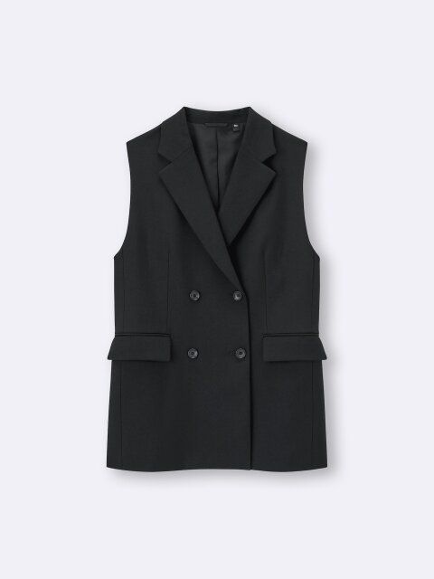 2025gu秋セットアップダブルブレストベスト