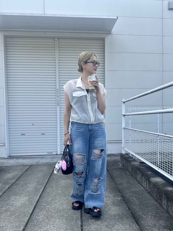 画像: デニムコーデ