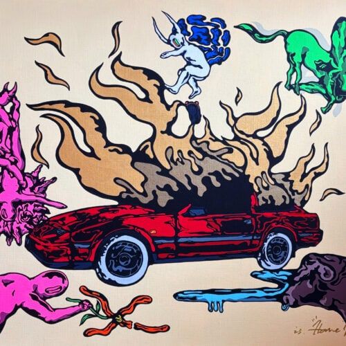 ”大人になんてなりたくない”ってヤツは、高円寺「スポットマン」に集まれ！注目のアーティスト町子 朔が個展開催