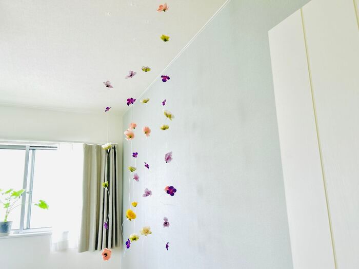 ただ飾るだけじゃもったいない！【100均】造花でおしゃれインテリアができちゃった♡