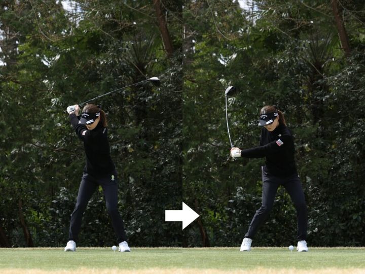 女子プロ3人の飛ばしメカニズムを解説！クラブをうまく「走らせて飛ばす」